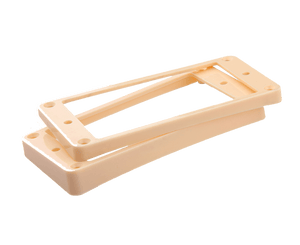 Allparts Humbucking Pickup Rings Curved Bottoms, Cream