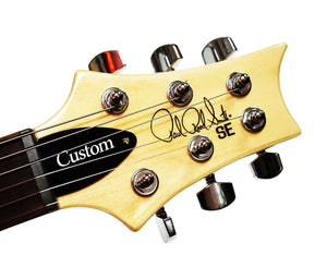 PRS SE Custom 22 Semi-Hollow Body Electric Guitar in Santana Yellow
