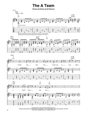 Hal Leonard Ed Sheeran Deluxe Guitar Play-Along Volume 9
