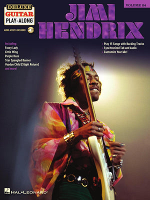 Hal Leonard Jimi Hendrix Deluxe Guitar Play-Along Volume 24