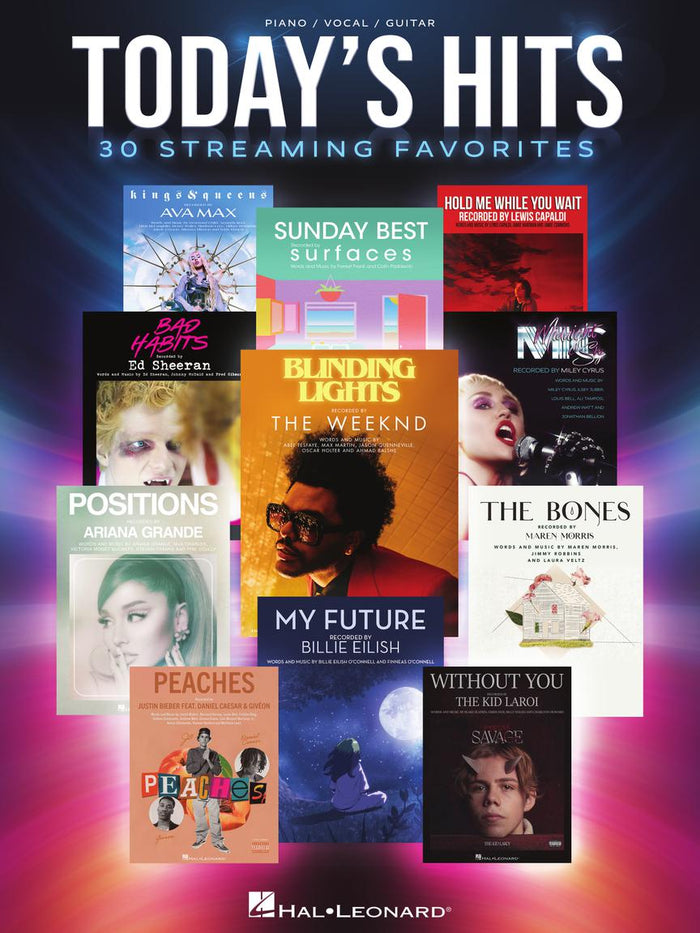 Hal Leonard Today's Hits - 30 Streaming Favorites