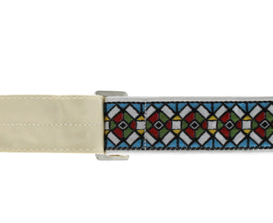 Ace Vintage Reissue Stained Glass Guitar Strap by D'Andrea - Made in the USA - Megatone Music