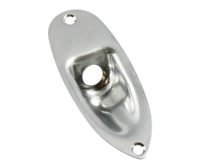 Allparts Chrome Input Jackplate for Stratocasters - Megatone Music