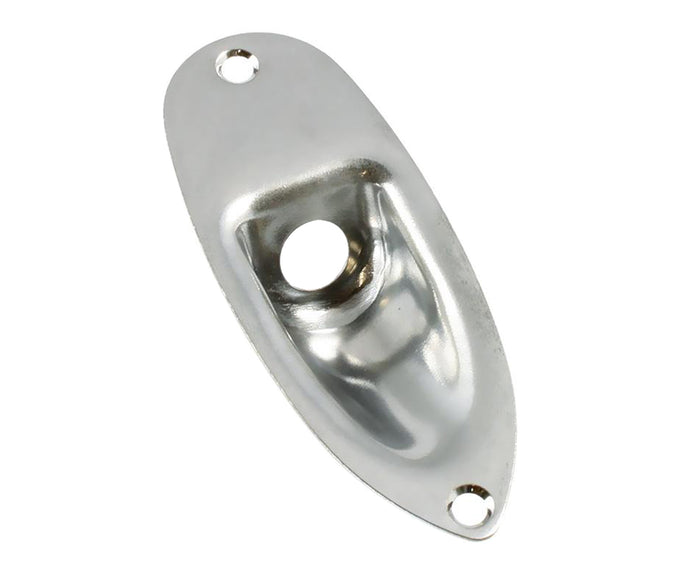 Allparts Chrome Input Jackplate for Stratocasters