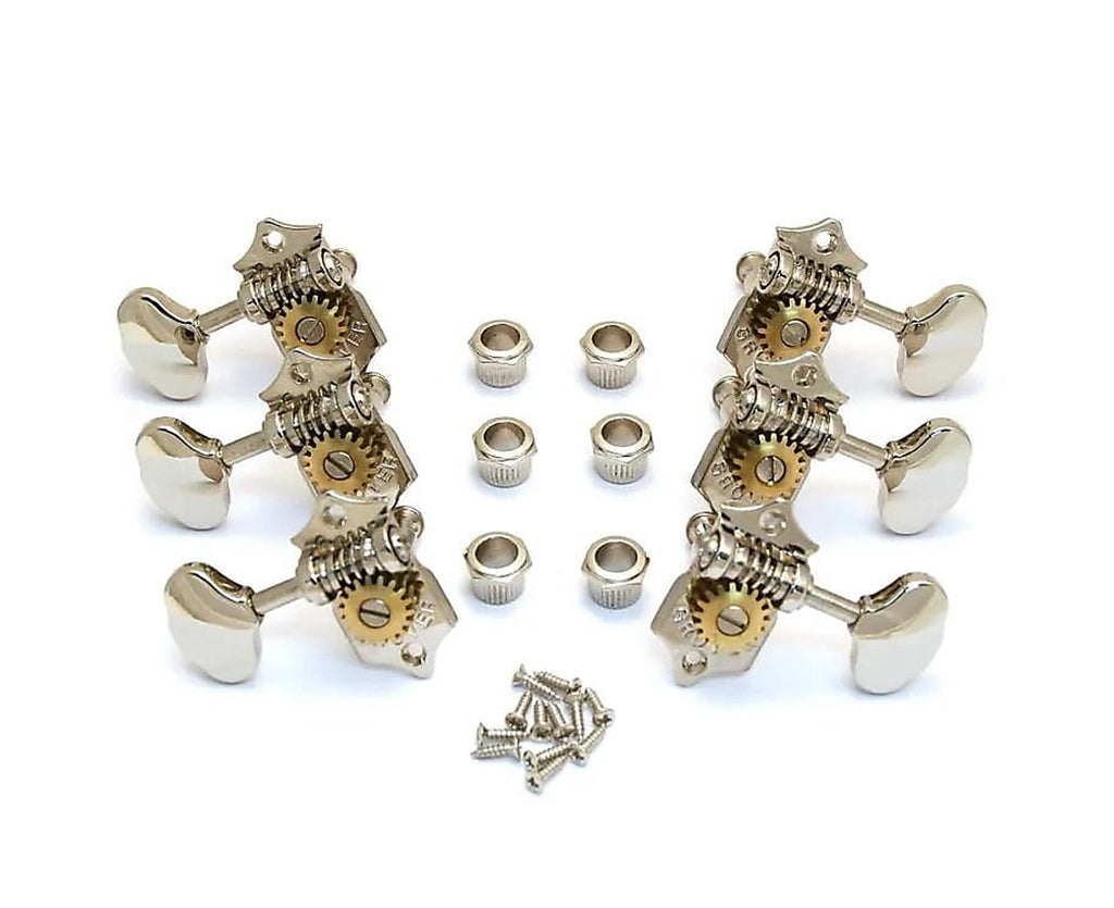 Grover TK-7918-001 V97-18NA 3X3 Sta-Tite Keys with Scalloped Buttons