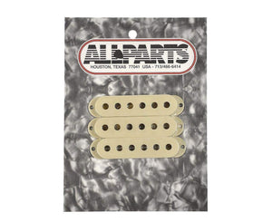 Allparts Set of 3 Pickup Covers for Stratocaster, Cream