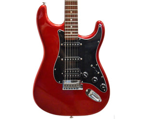 Cross Rifle Customs S-Style HSS Electric Guitar in Candy Apple Red