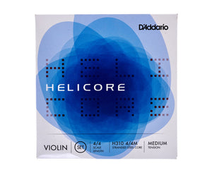 D'Addario Violin Helicore Set 4/4 Medium, H310 4/4M - Megatone Music
