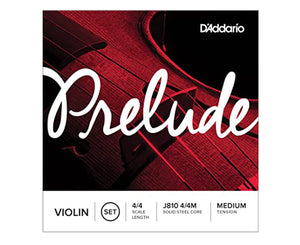D'Addario Violin Prelude Set 4/4 Medium, J810 4/4M - Megatone Music