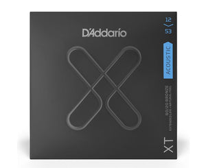 D'Addario XT12/53 Phosphor Bronze Acoustic Guitar Strings .012-.053 - Megatone Music