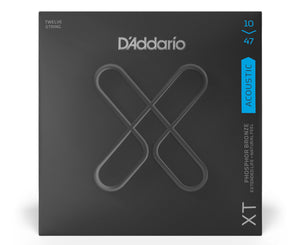 D'Addario XTAPB1047-12 Phosphor Bronze 12-String Acoustic Coated Guitar Strings .010-.047