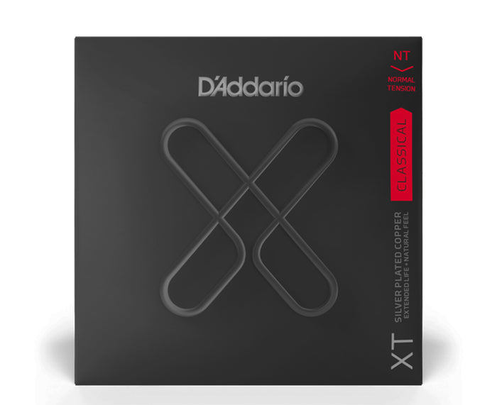 D'Addario XT Silver Plated Copper Classical Guitar Strings Normal Tension XTC45