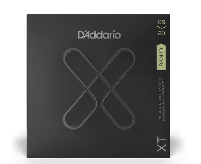 D'Addario XT09/20 Stainless Steel Custom Light Banjo Strings .090-.020w XTJ0920