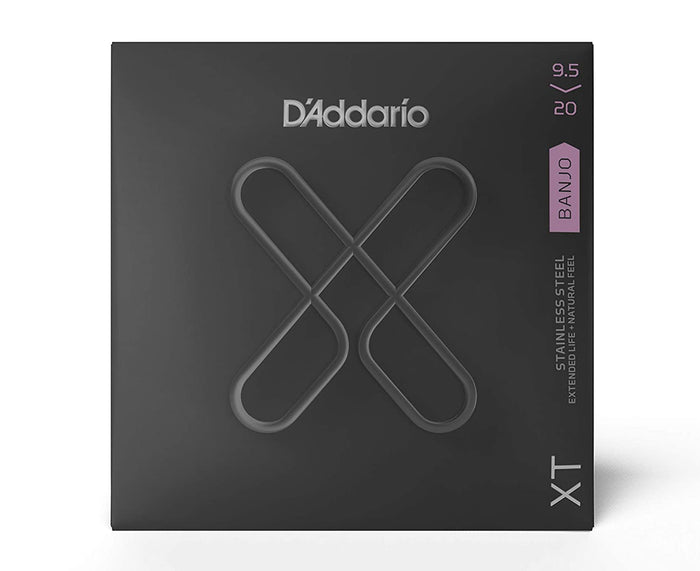 D'Addario XT9.5/20 Stainless Steel Custom Light Banjo Strings .095-.020w XTJ09520