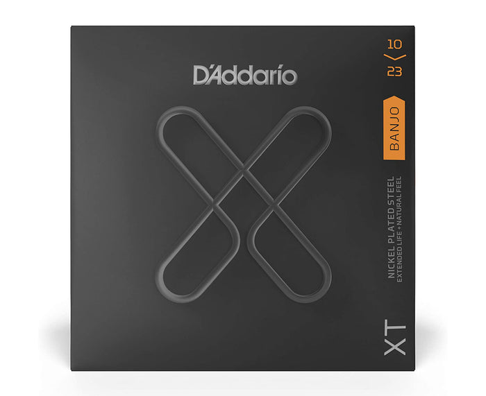 D'Addario XT10/23 Nickel Plated 5-String Banjo Strings .010-.023w XTJ1023