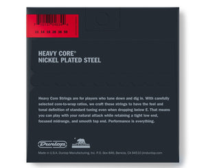 Dunlop Heavy Core 11-50 Heavier Electric Guitar Strings - Megatone Music
