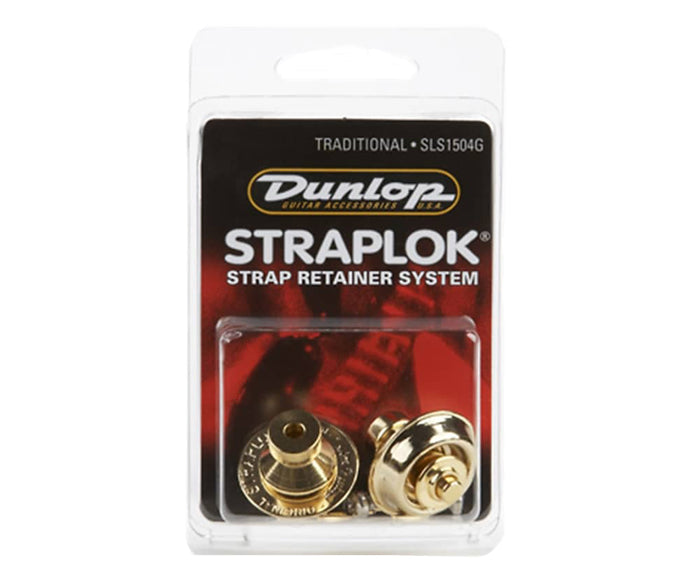 Dunlop SLS1504G Traditional Straplok System 24K Gold