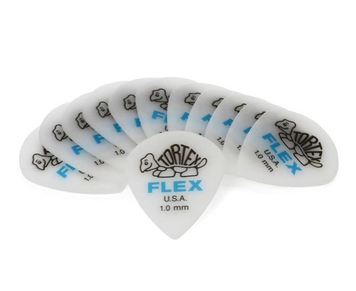 Dunlop 468P100 Tortex Flex Jazz III Guitar Picks 1.0mm 12-pack
