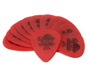 Dunlop 418P.50 Tortex Standard .50mm Red Guitar Picks 12-Pack
