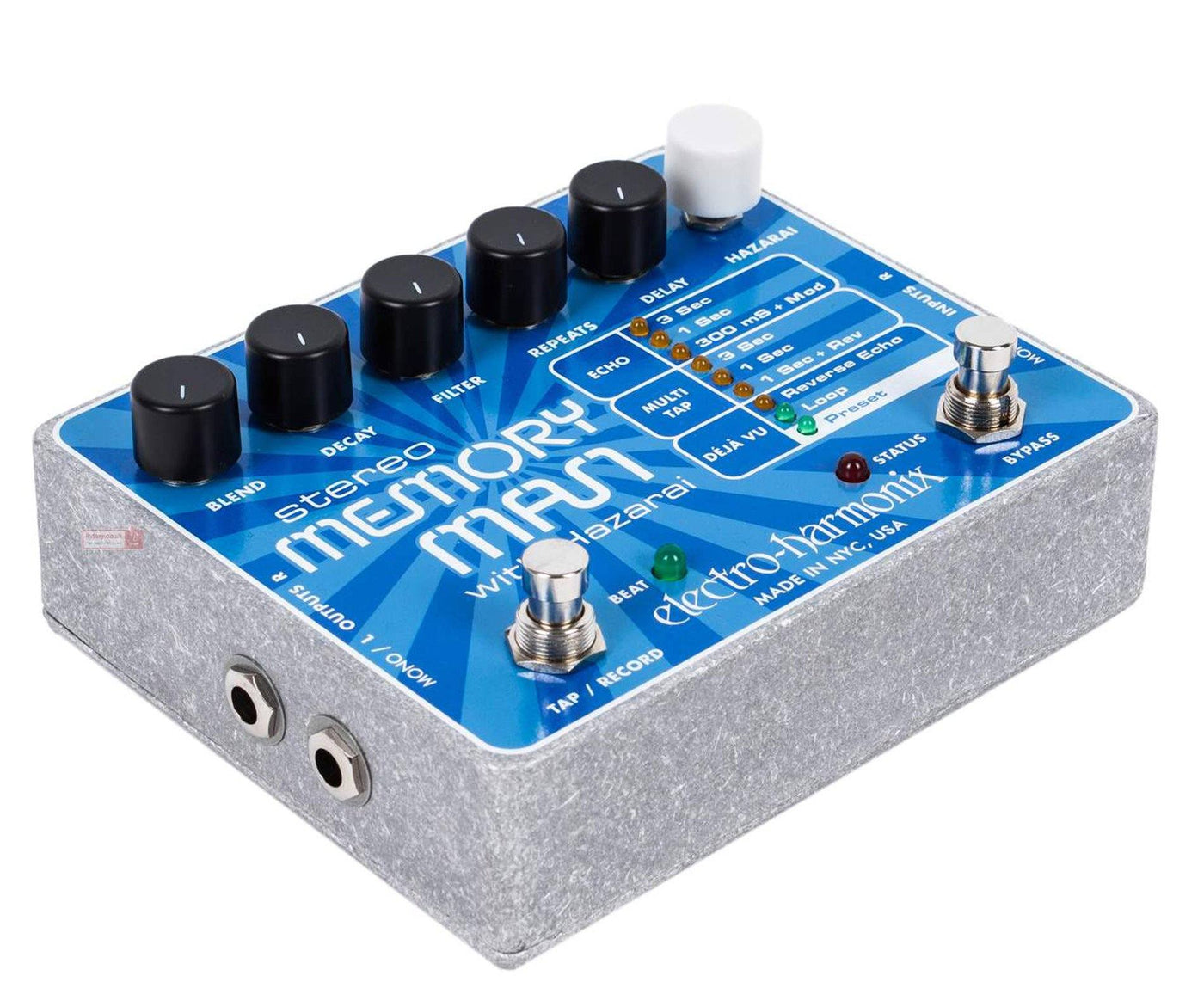 Electro-Harmonix EHX Stereo Memory Man w/ Hazarai Multi-Tap Delay