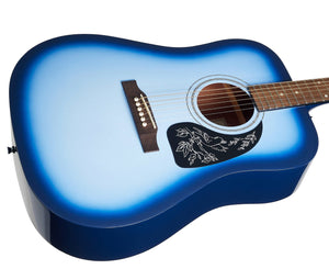 Epiphone Starling Acoustic Guitar Starter Pack in Starlight Blue