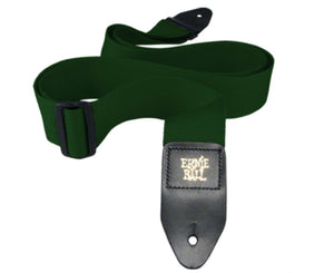 Ernie Ball Poly Pro 2" Guitar Or Bass Strap In Forest Green - Megatone Music