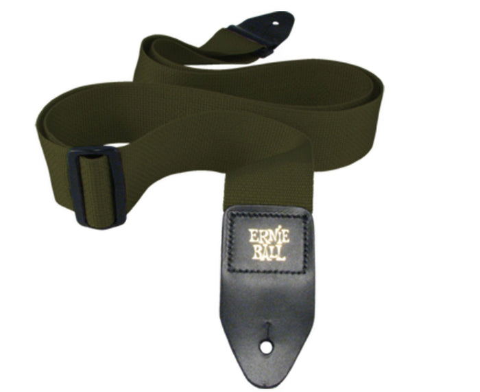 Ernie Ball Poly Pro 2" Guitar Or Bass Strap In Olive
