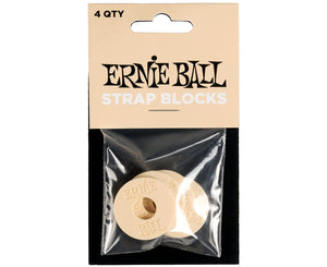 Ernie Ball Strap Blocks, Cream (P05624)