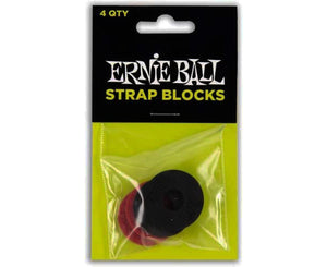 Ernie Ball Strap Blocks, Red and Black (P04603)