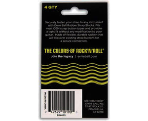 Ernie Ball Strap Blocks, Red and Black (P04603)