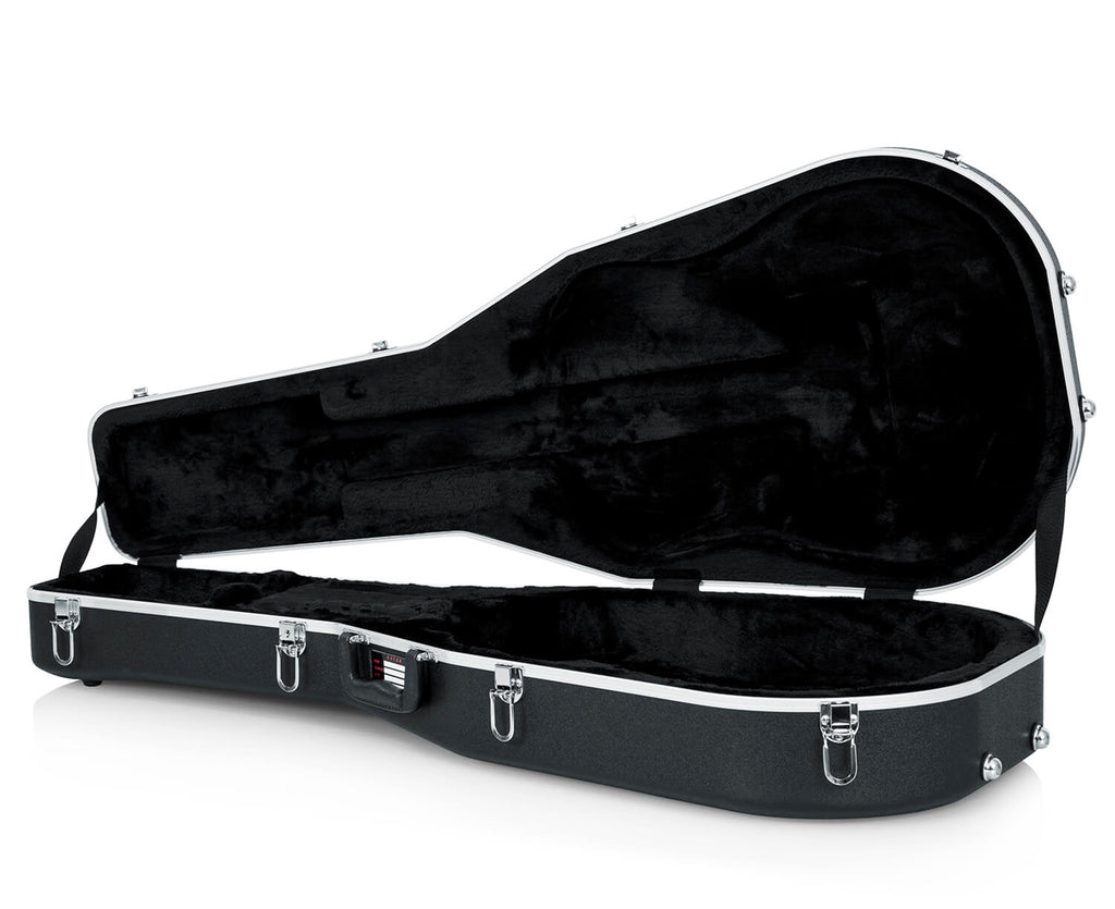 Gator GC Series Deluxe ABS Dreadnought Molded Acoustic Guitar Case Black