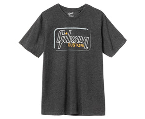 Gibson Custom T-Shirt in Heather Gray - XL