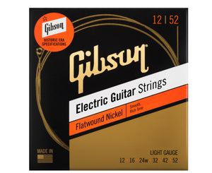 Gibson Flatwound Electric Guitar Strings SEG-FW12