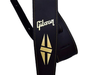 Gibson Guitars Split Diamond Guitar Strap Black