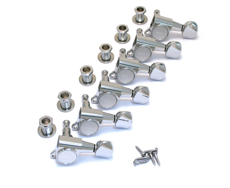Gotoh Mini Tuning Keys 6-in-Line Nickel – Megatone Music