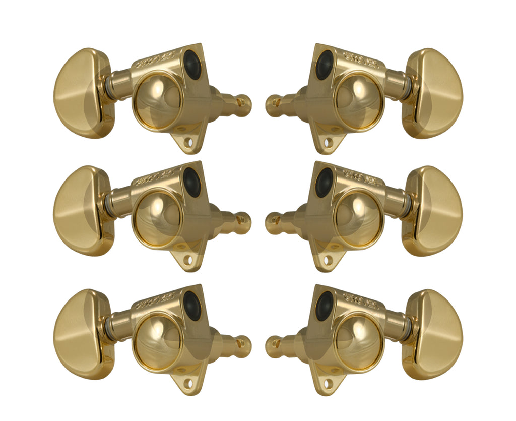 Grover Rotomatic 102-18G Series 3x3 Gold Tuning Machines