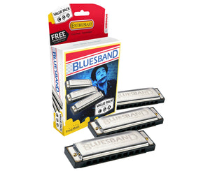 Hohner 3P1501BX Bluesband Value Pack in Keys of C, G and A