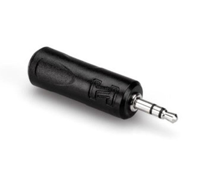 Hosa GMP-112 Adaptor, 1/4 in TRS to 3.5 mm TRS