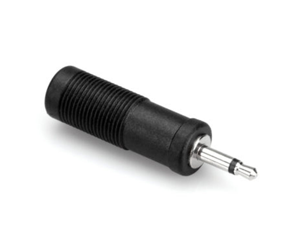 Hosa GMP-113 Adaptor, 1/4 in TS to 3.5 mm TS