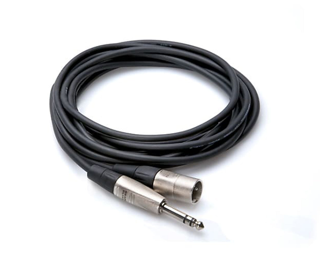 Hosa HSX-010 10' Pro Series 1/4" TRS to XLRM Cable