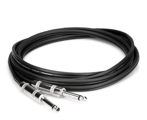 Hosa SKJ-610 Speaker Cable 1/4 Inch TS to Same 10 Foot