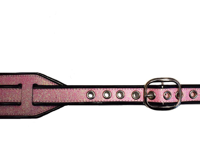 Jodi Head NYC Glitter Glam Pink Vintage Style Guitar Strap