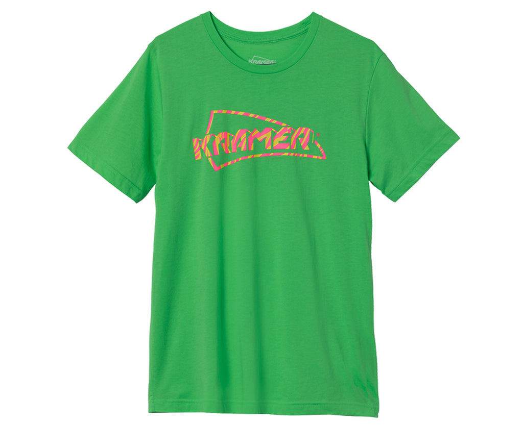 Kramer Tiger Stripe T-Shirt in Neon Green XXL