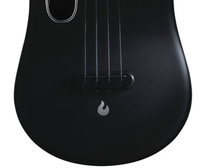 LAVA Concert Ukulele FreeBoost w/ Case in Black, 23-inch