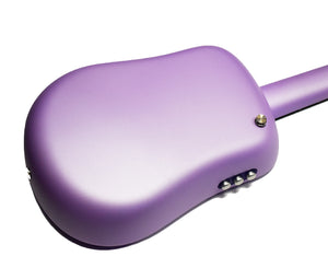 LAVA Tenor Ukulele FreeBoost with Case in Sparkle Purple, 26-inch