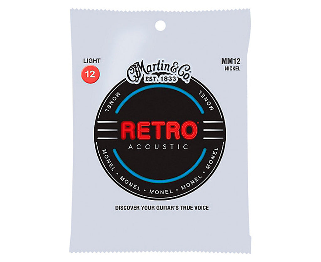 Martin MM12 Retro Series Acoustic Guitar Strings 12-54