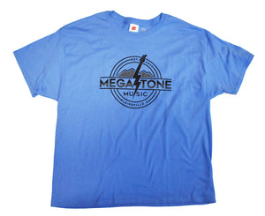 Megatone Music T-Shirt in Carolina Blue