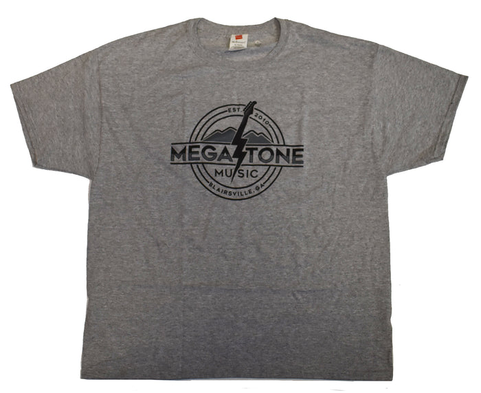 Megatone Music T-Shirt in Heather Gray