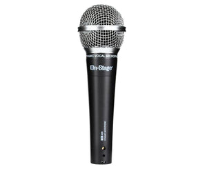 On-Stage AS420V2 Microphone with Clip and XLR Cable