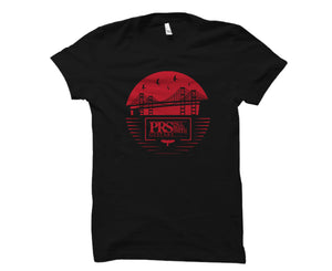 PRS Bay Bridge Black T-Shirt in Small